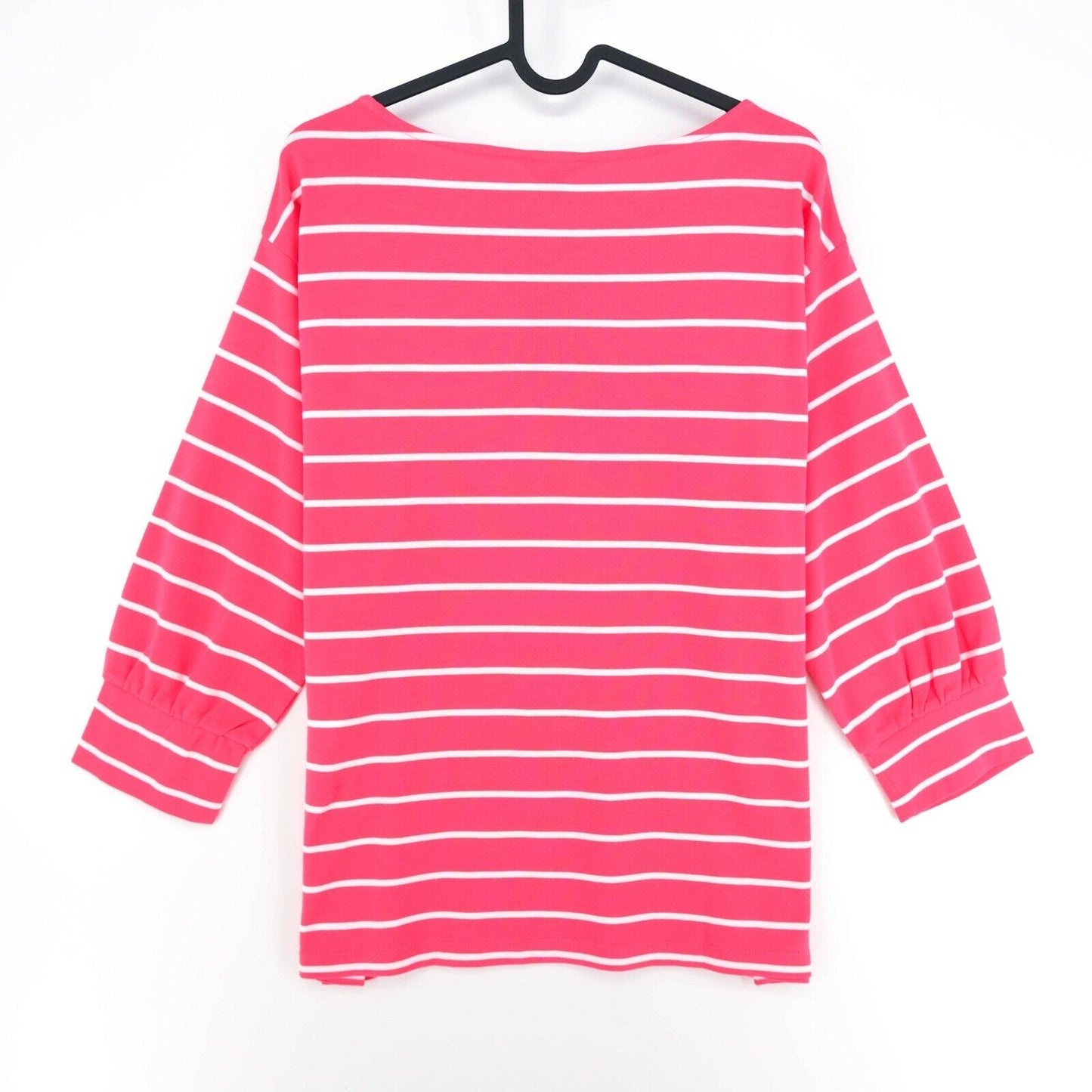 NAUTICA Pink Striped Crew Neck Jumper Sweater Pullover Size M