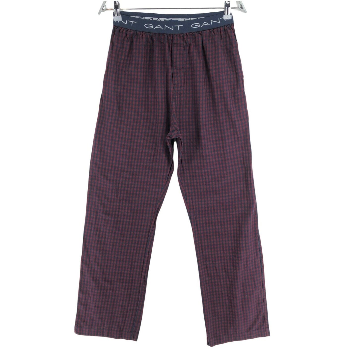 GANT Dark Red Gingham Pyjama Pants Trousers Size S