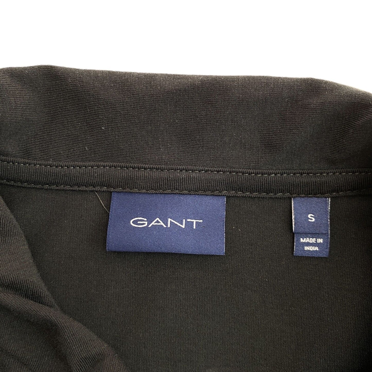 GANT Black Original Jersey Rugger Polo Shirt Size S