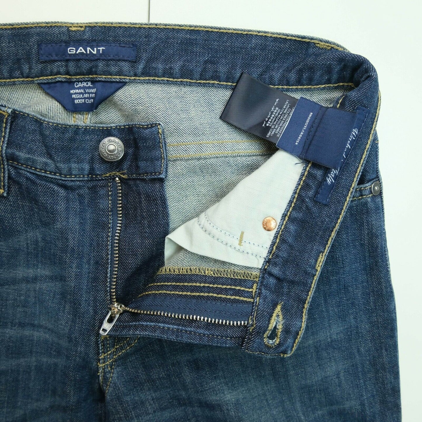 GANT Bleu Carol Boot Cut Denim Jeans Taille W27 L34