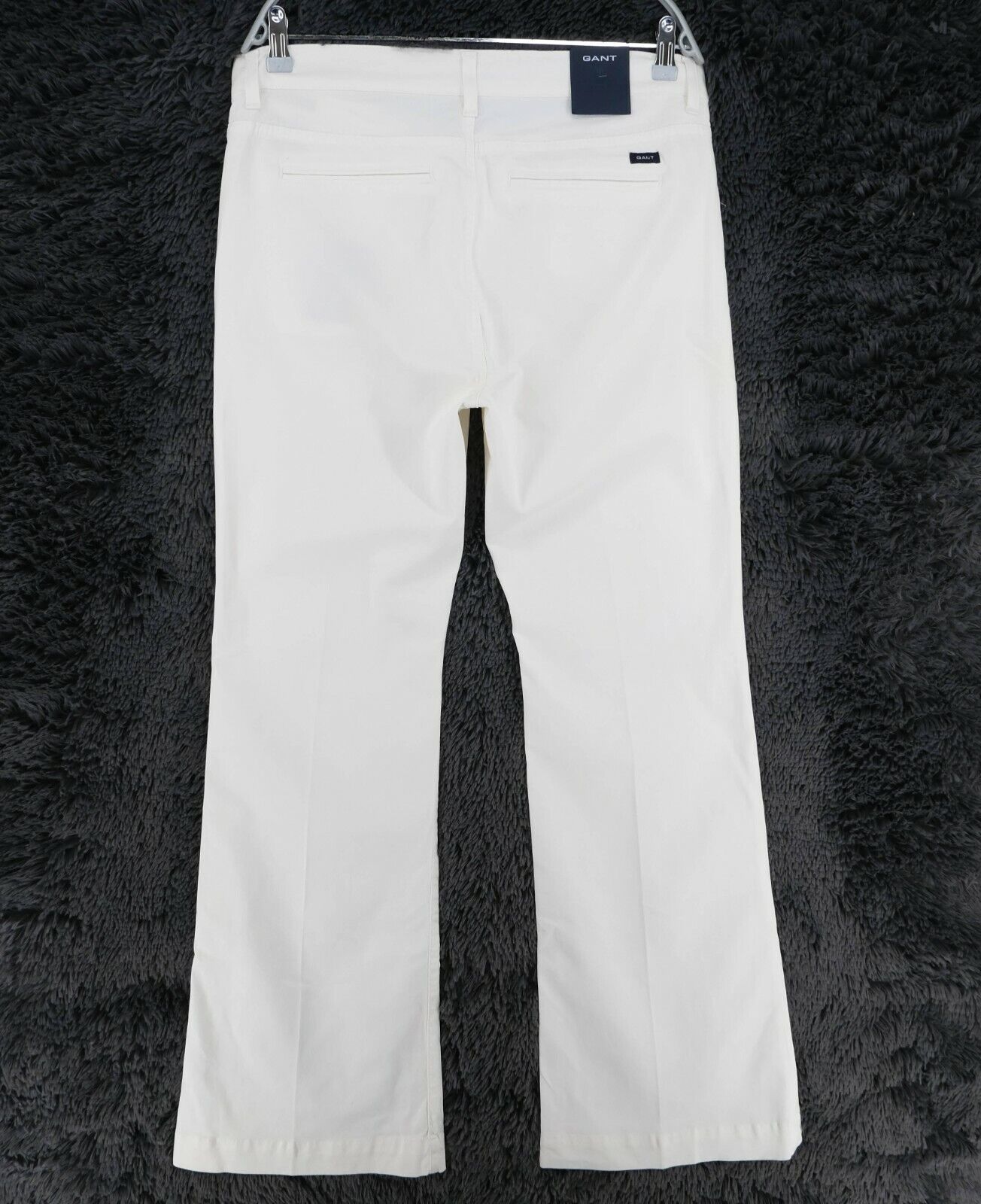 GANT White Twill Bootcut  Pants Trousers Size W30 L34