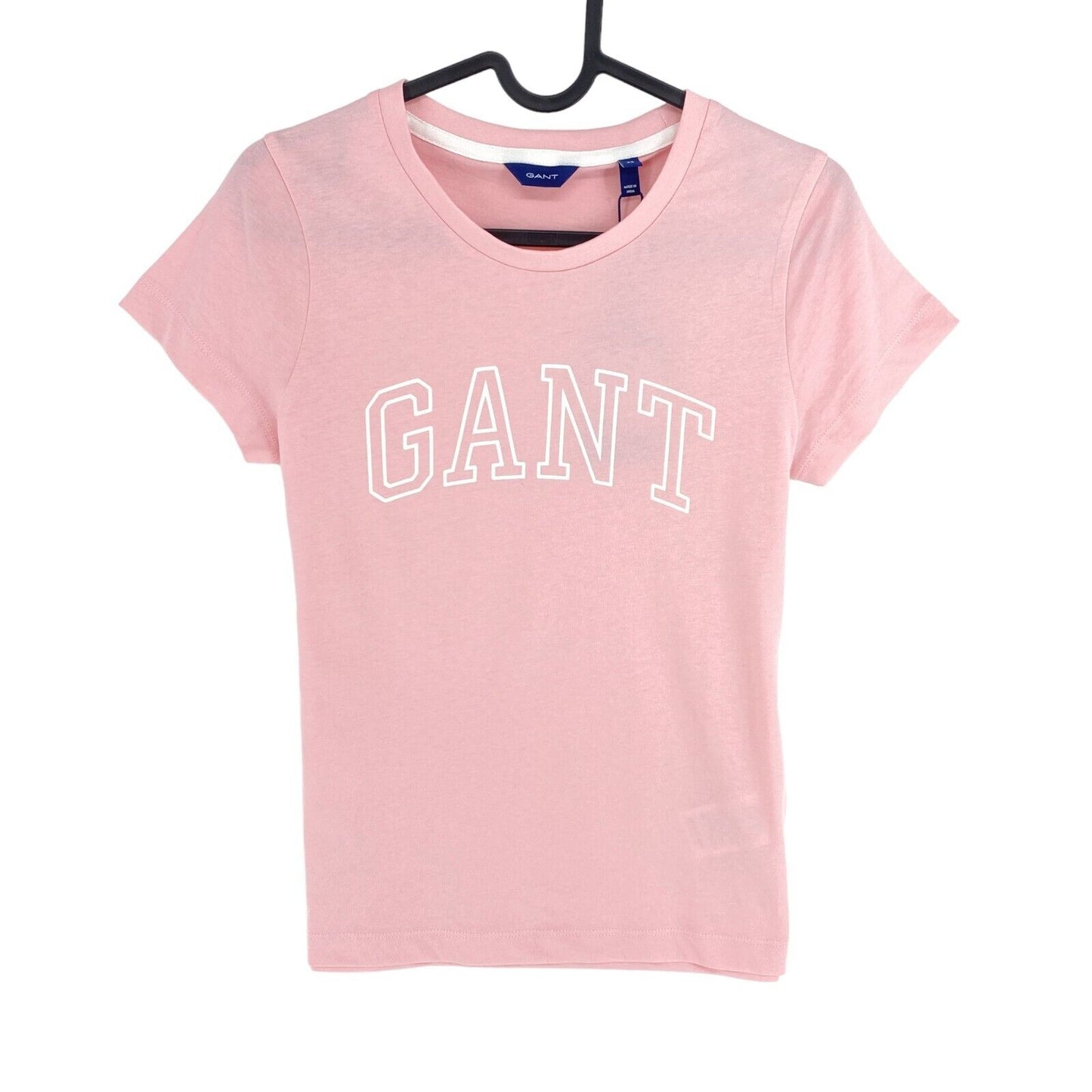 GANT Light Pink Arch Logo Crew Neck T Shirt Size XS