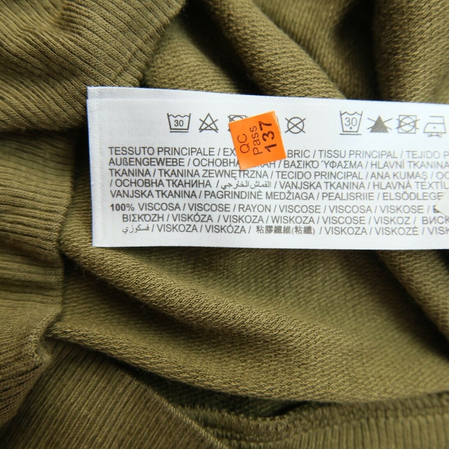 Original Marines Pullover mit V-Ausschnitt, Grün, Größe XS