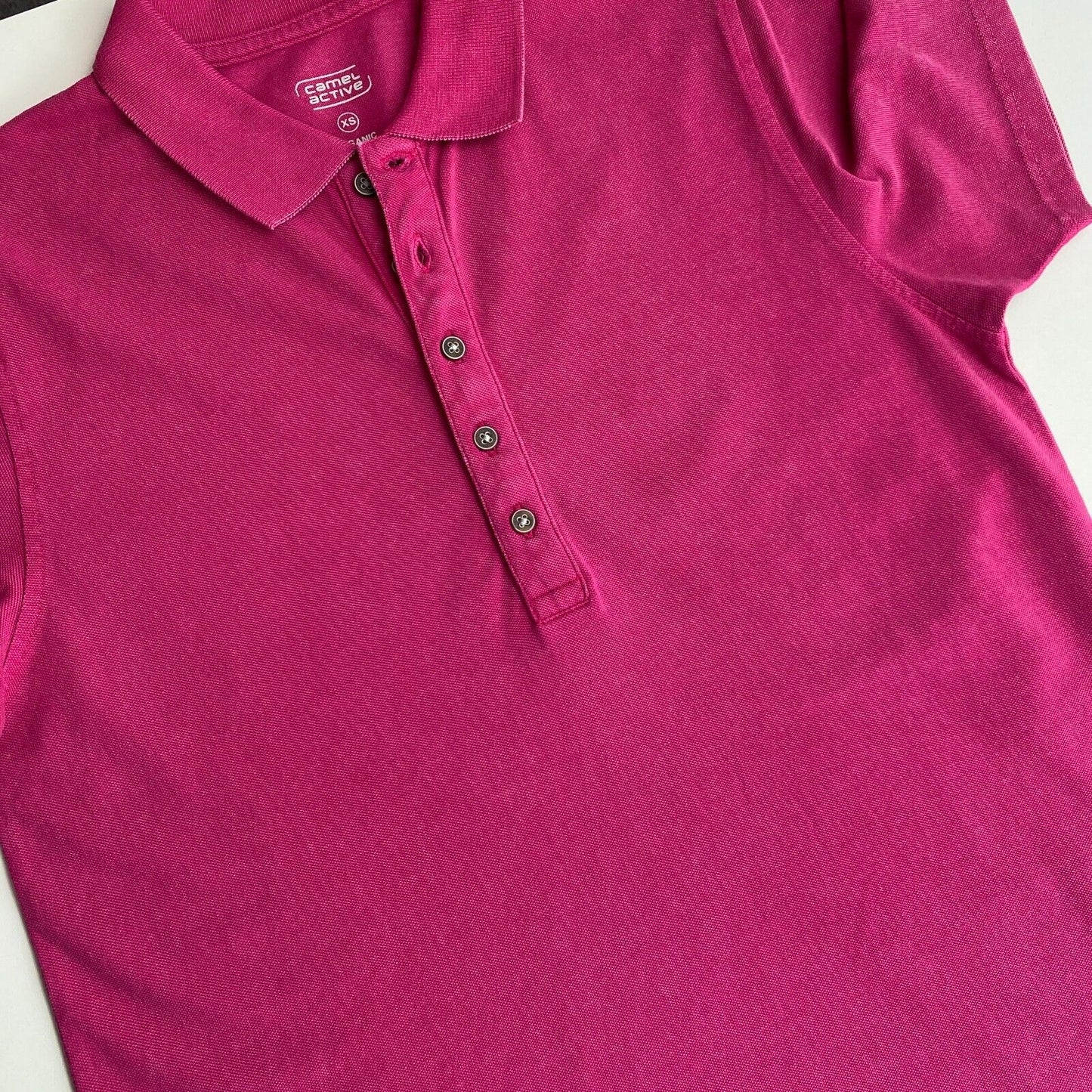 Camel Active Purple Pique Polo Shirt Size XS