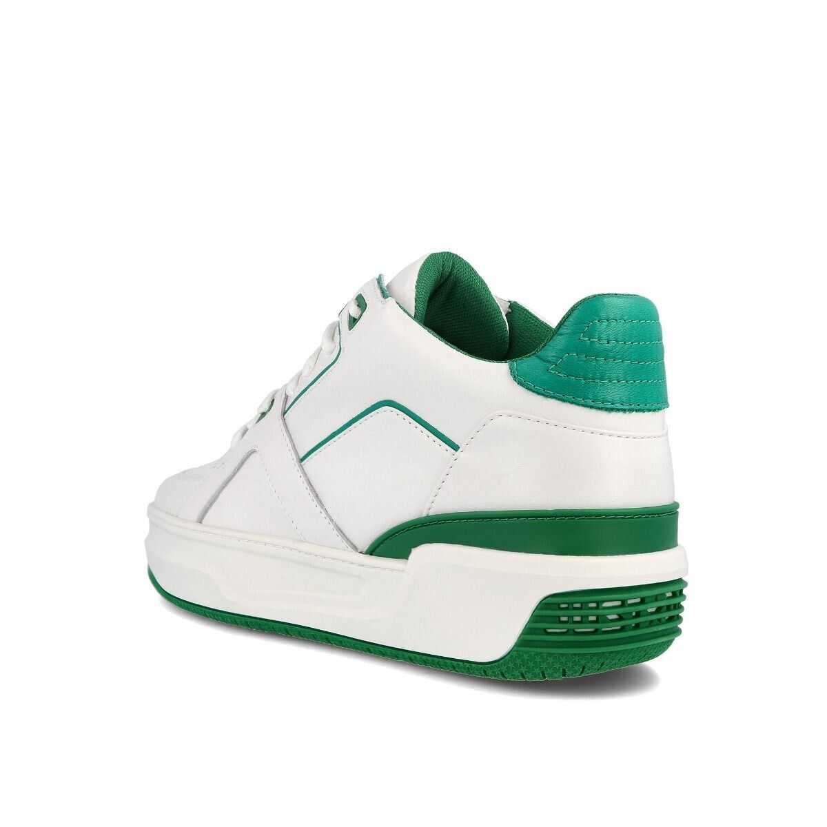 Just Don Basketball Courtside Lo White Green Sneakers Shoes EUR 40 UK 6 US 7