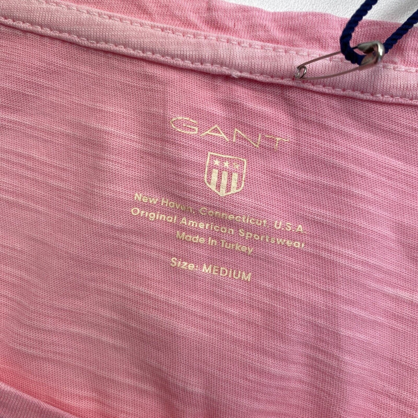 GANT Rosa ärmelloses sonnengebleichtes T-Shirt-Kleid Größe M