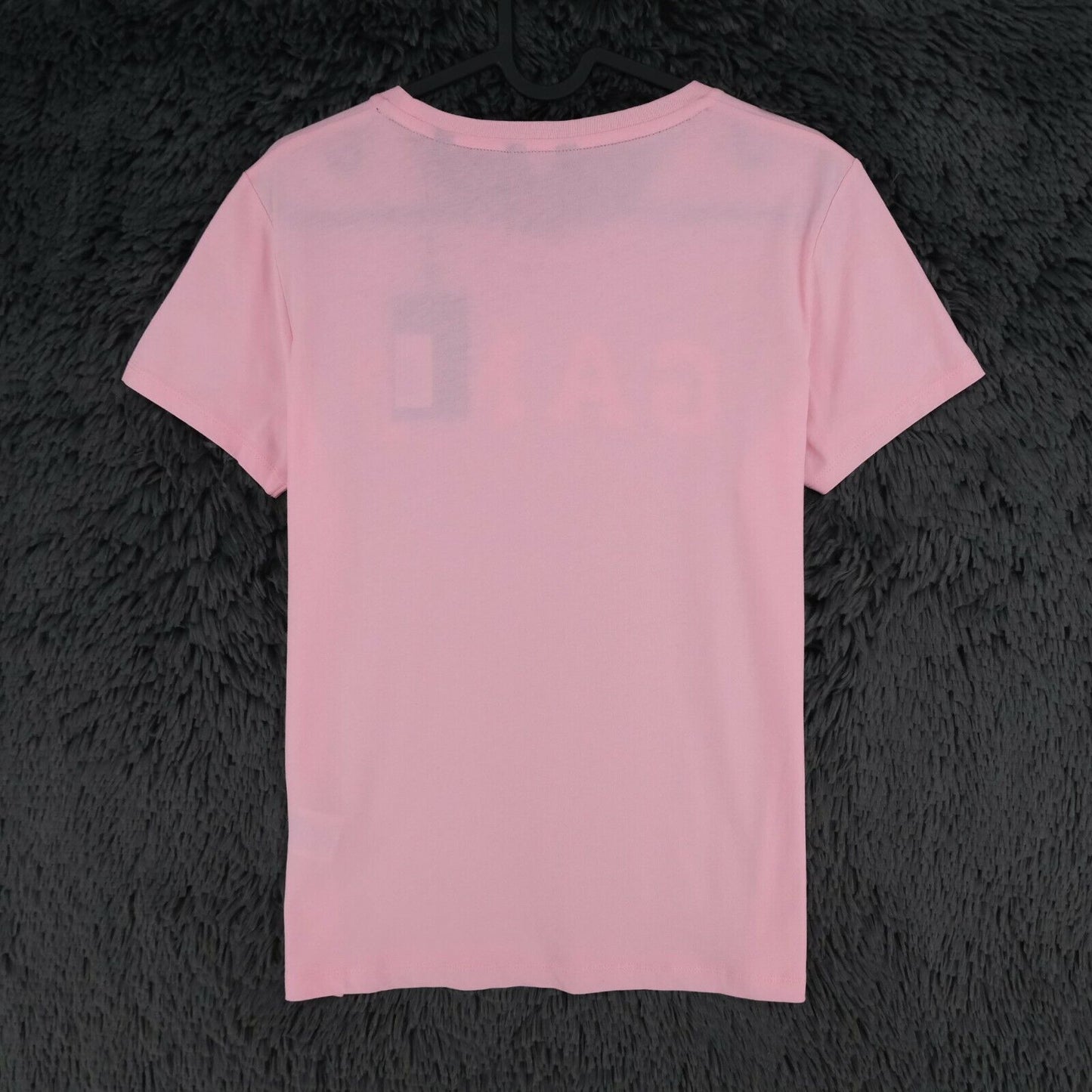 GANT T-Shirt mit Rundhalsausschnitt und großem Logo, Rosa, Größe S