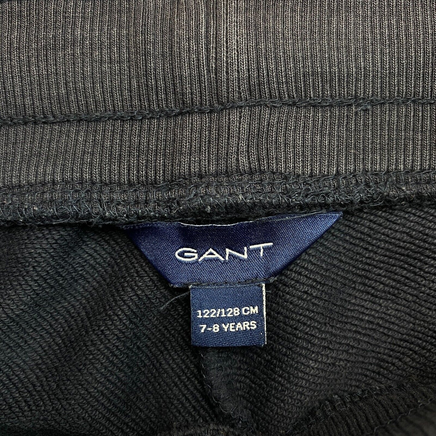 GANT Boys Navy Blue Sweat Shorts Size 7 - 8 Years 122/128 cm