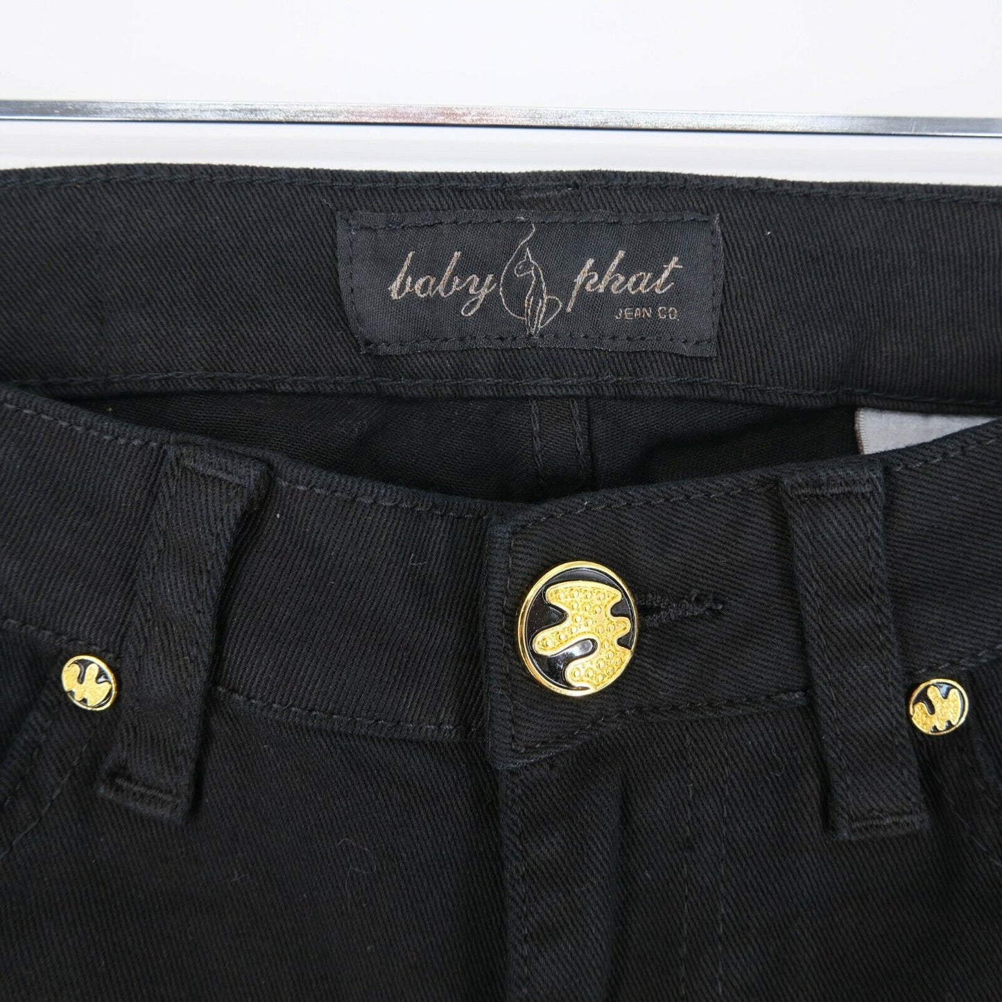 BABY PHAT Schwarze Röhrenjeans 3 – W28 5 – W29