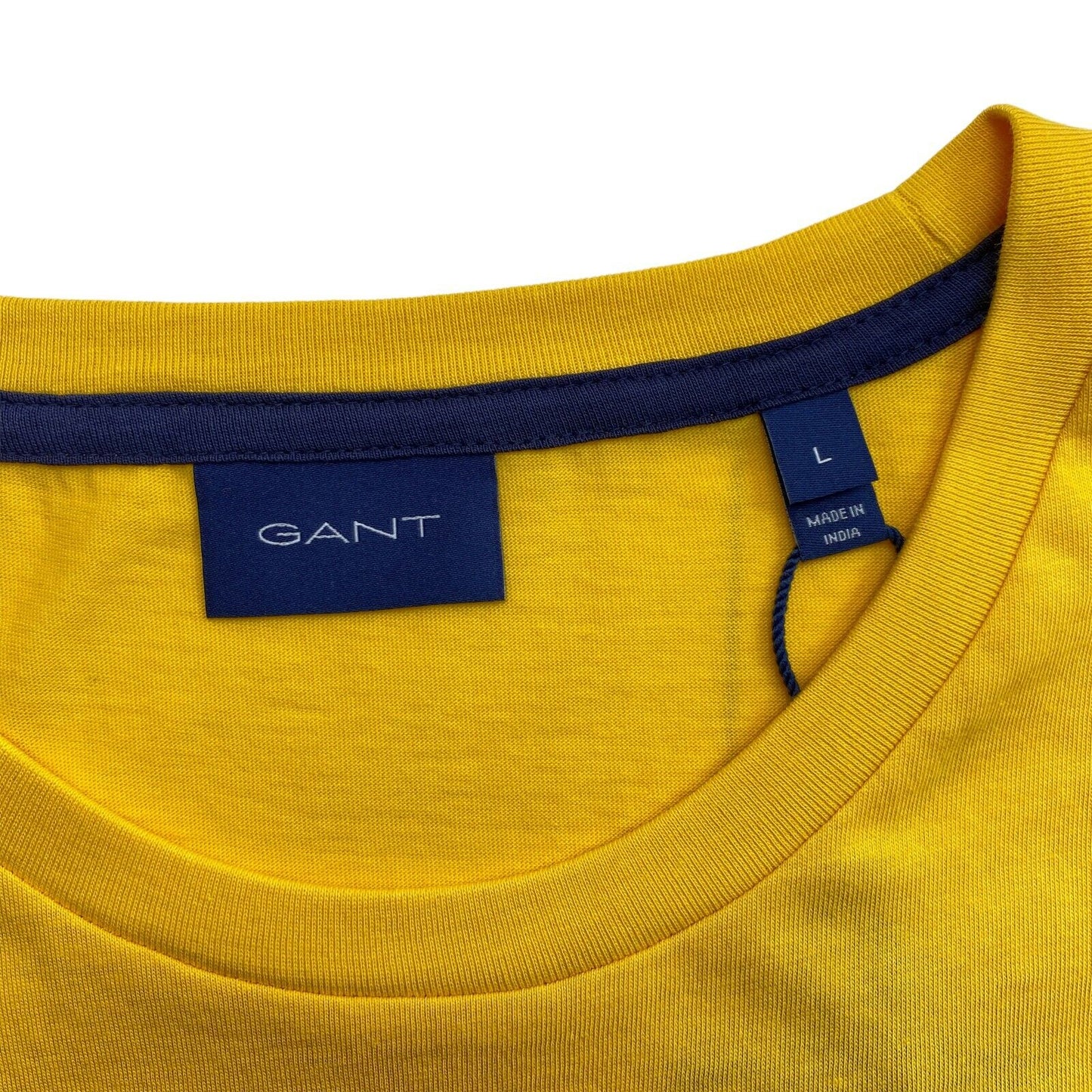 GANT Yellow Archive Shield Crew Neck T Shirt Size L