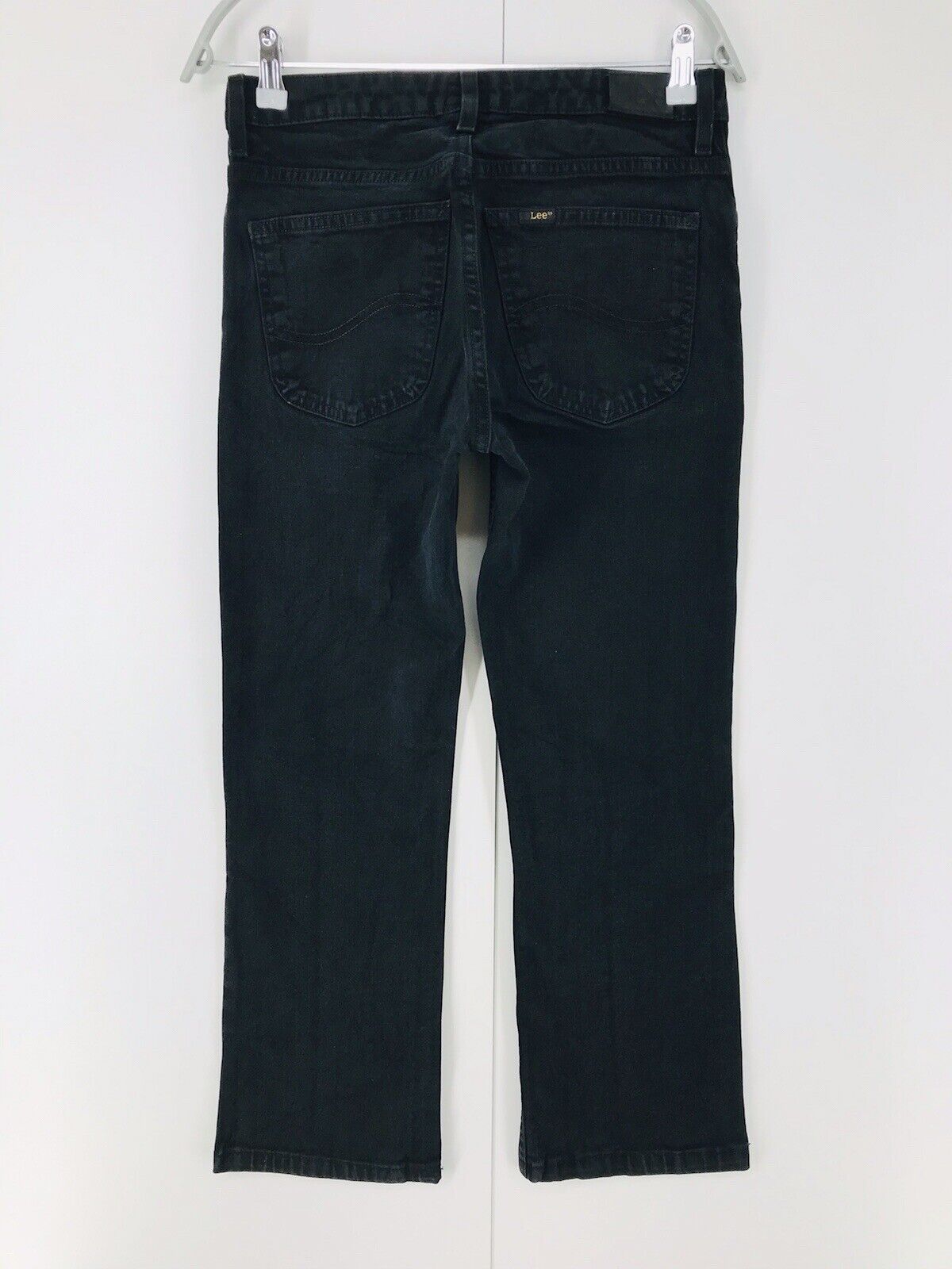 Lee CAMERON Damen Jeans in normaler Bootcut-Passform, Stretch, Dunkelgrau, W30 L28