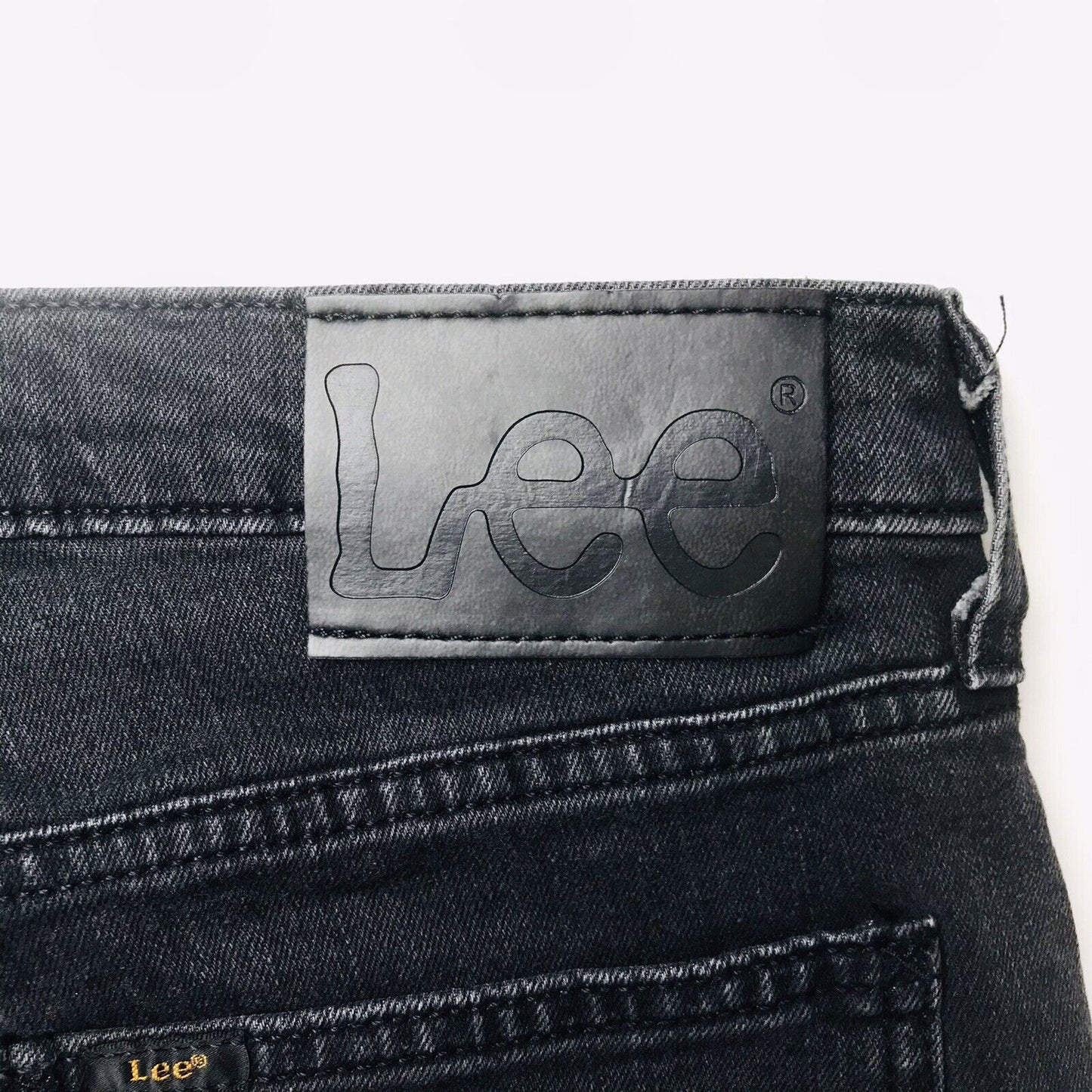 Lee LUKE Dark Grey Stretch Slim Tapered Fit Jeans Size W30 L32