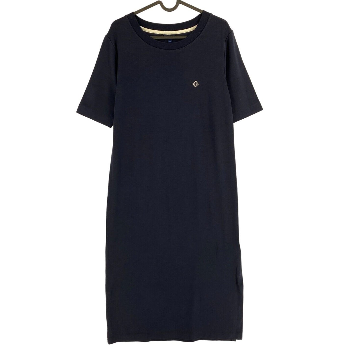 GANT Navy Blue Icon G Jersey Crew Neck Short Sleeves Dress Size M