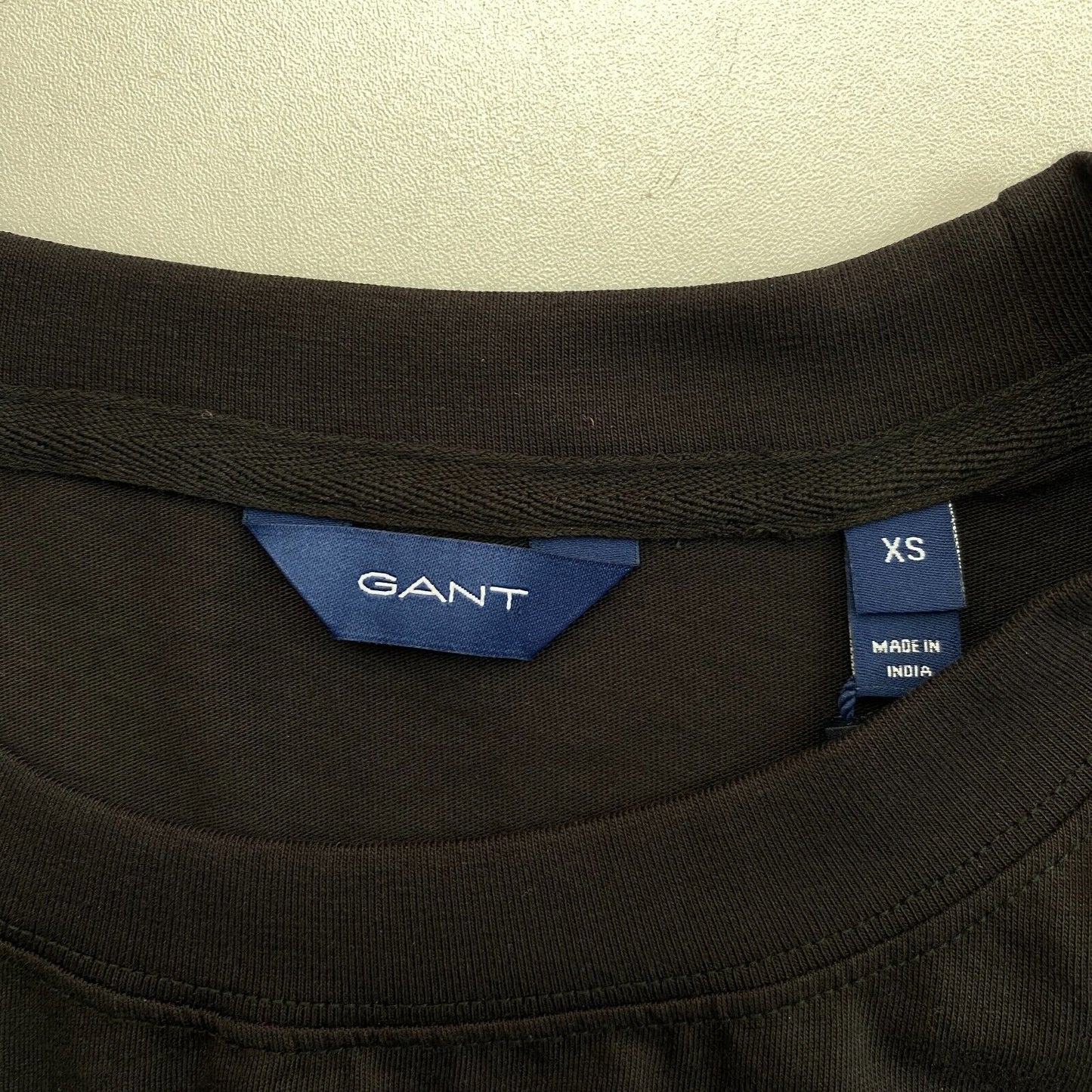 GANT Black Crew Neck T Shirt Size XS