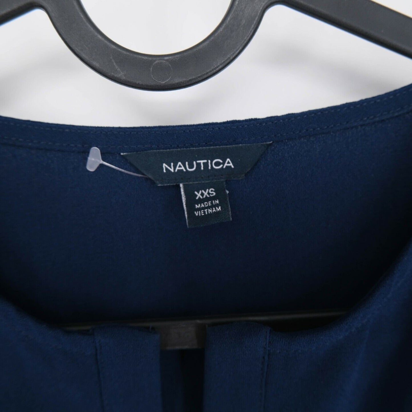 NAUTICA Robe Bleu Marine Col V Taille 2XS XXS