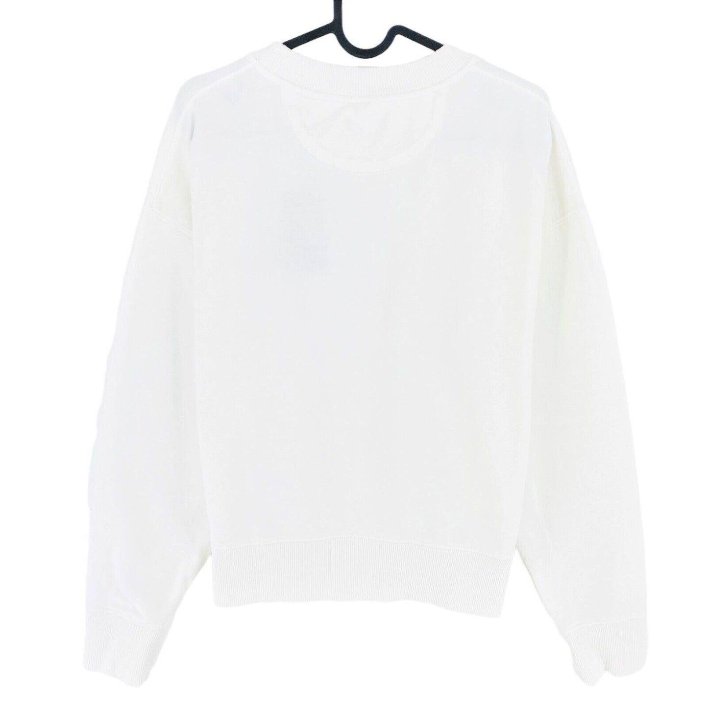 GANT White Icon G Essential Crew Neck Sweater Jumper Size M