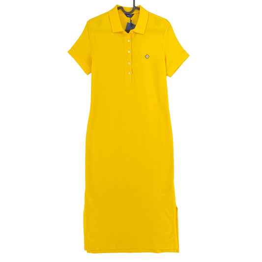 GANT Yellow Pique Polo Shirt Dress Size XS