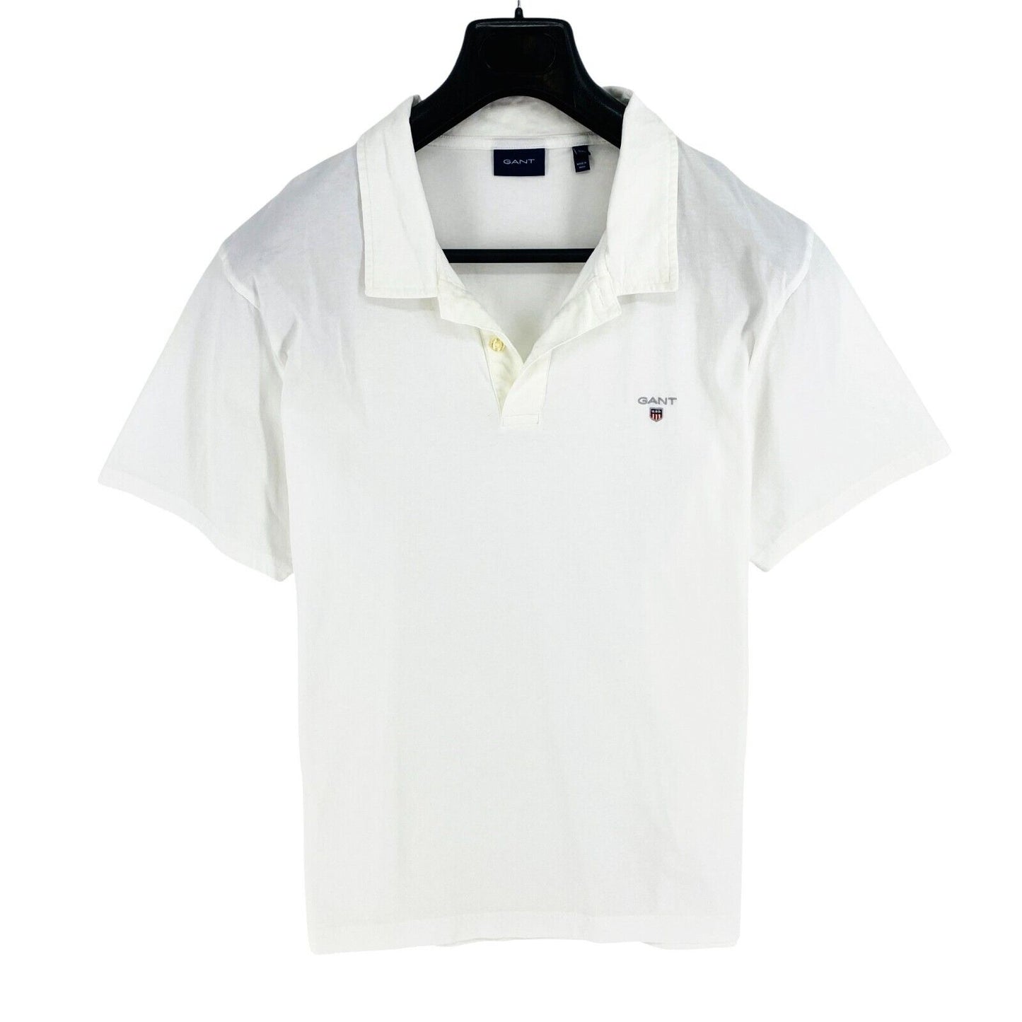 GANT Men White Original Pique Rugger SS Polo Shirt Size 3XL XXXL