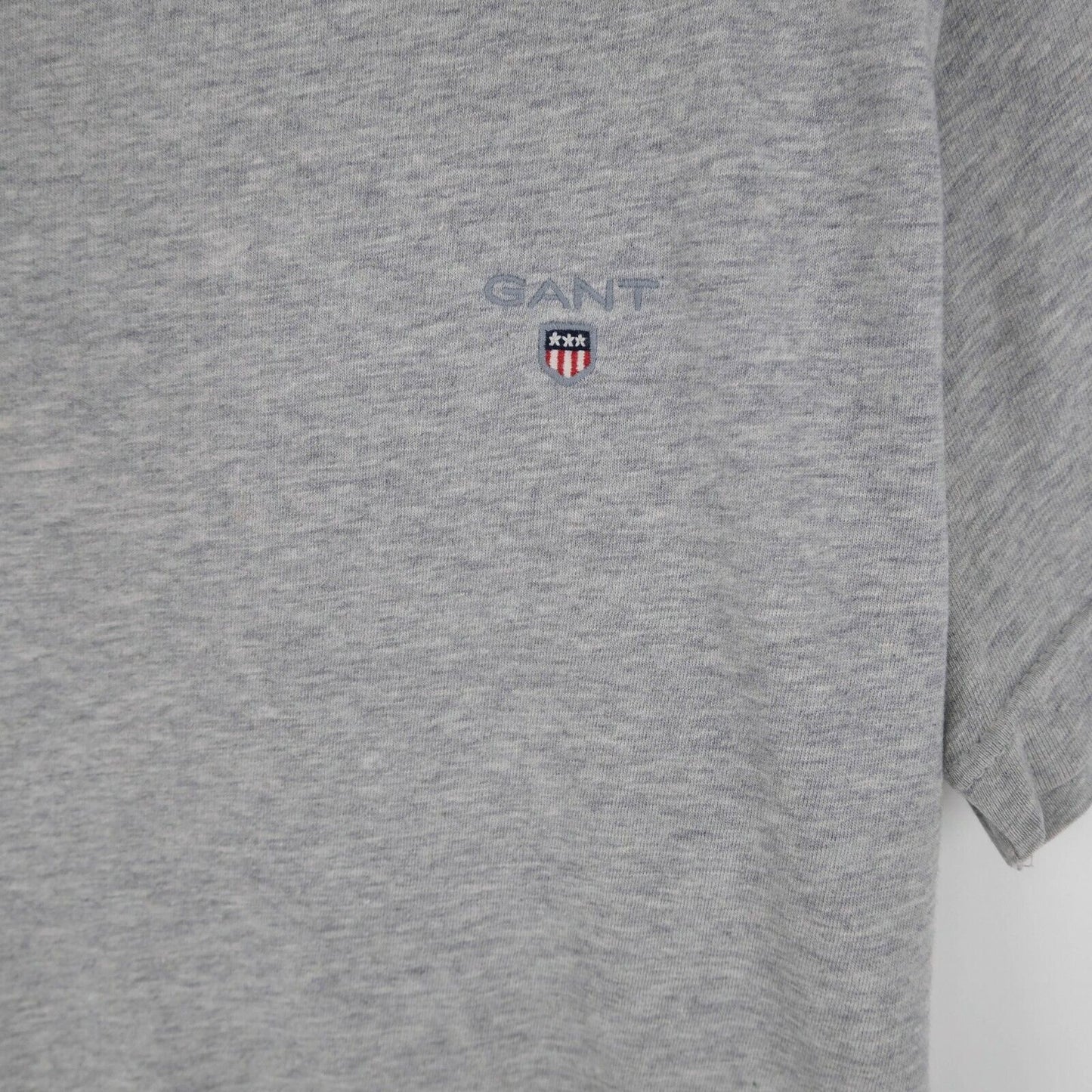 GANT Gris Original Logo Slim Crew Neck T Shirt Taille L