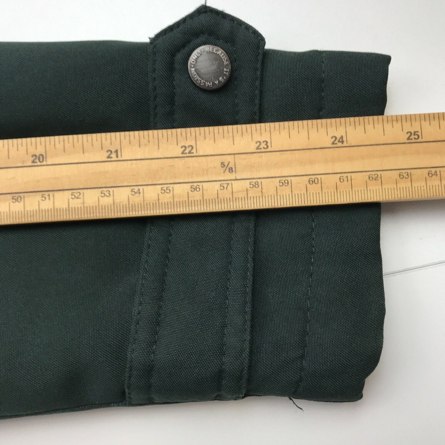 ONLY Dark Green Hooded Padded Jacket Coat Size XS