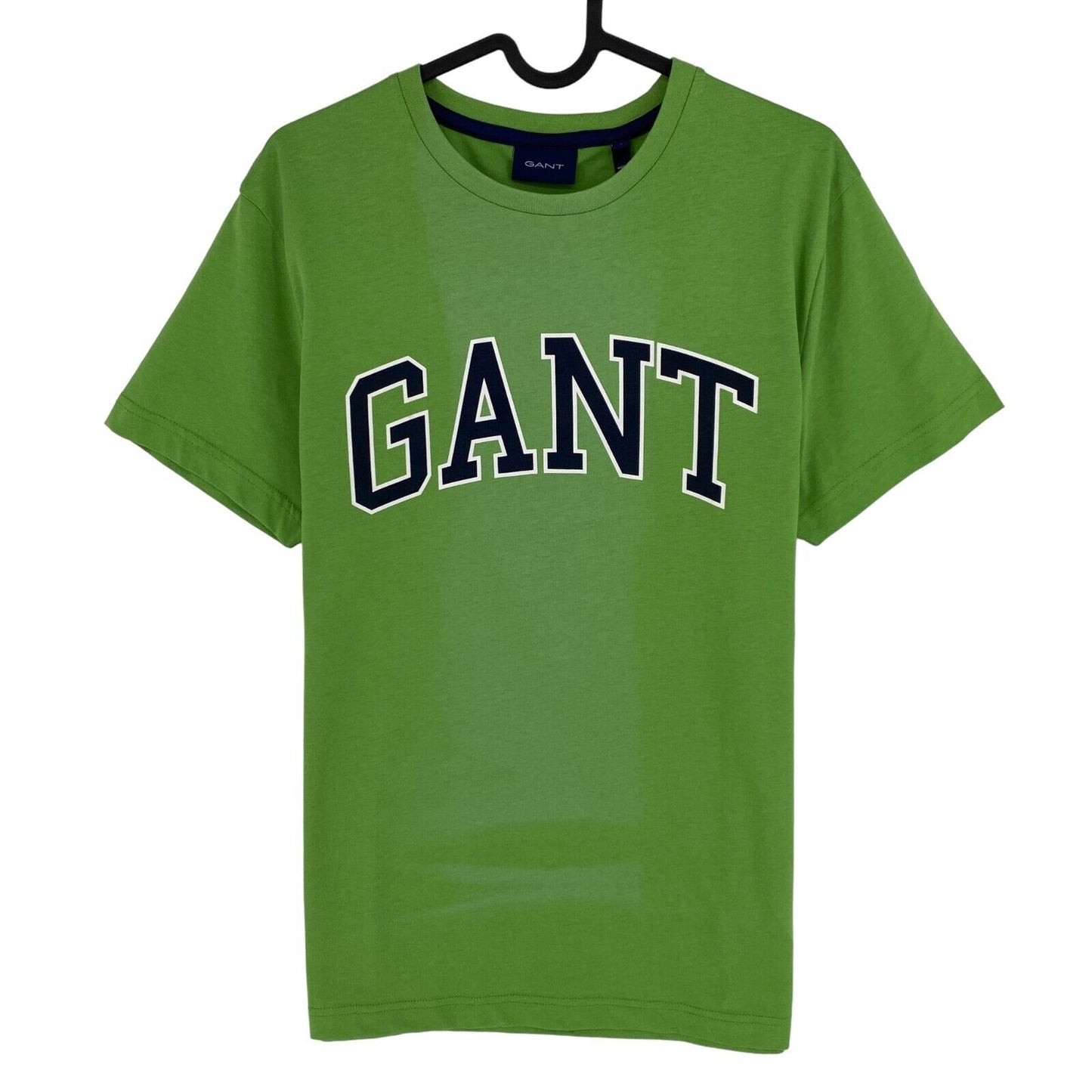 GANT T-Shirt mit Rundhalsausschnitt und Bogenumriss, Grün, Größe S