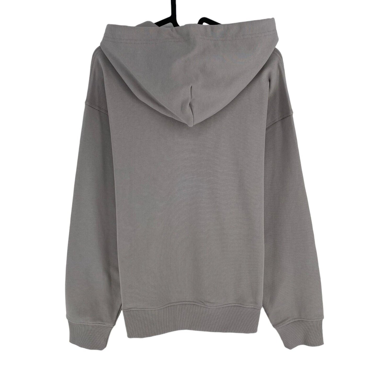 DIESEL Gris surdimensionné avec globe spirale imprimé pull à capuche pull taille XS