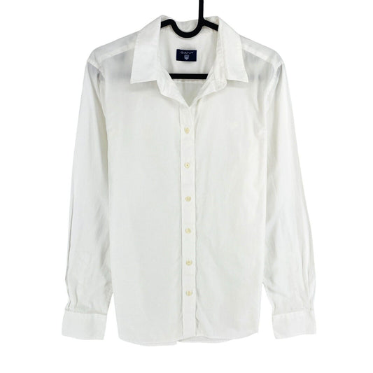 GANT Women White Long Sleeves Shirt Size EU 38 UK 12 US 8