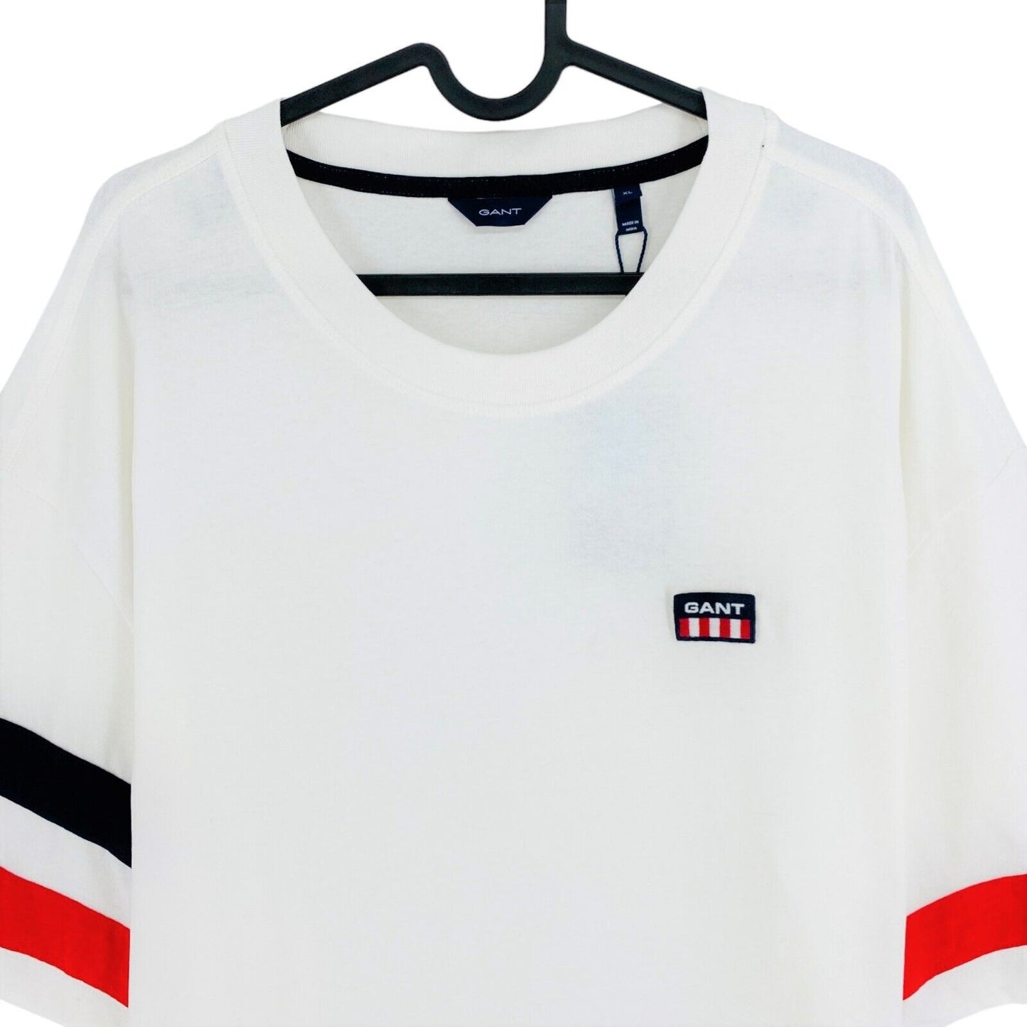 GANT Robe t-shirt à manches courtes avec logo rétro blanc Taille XL