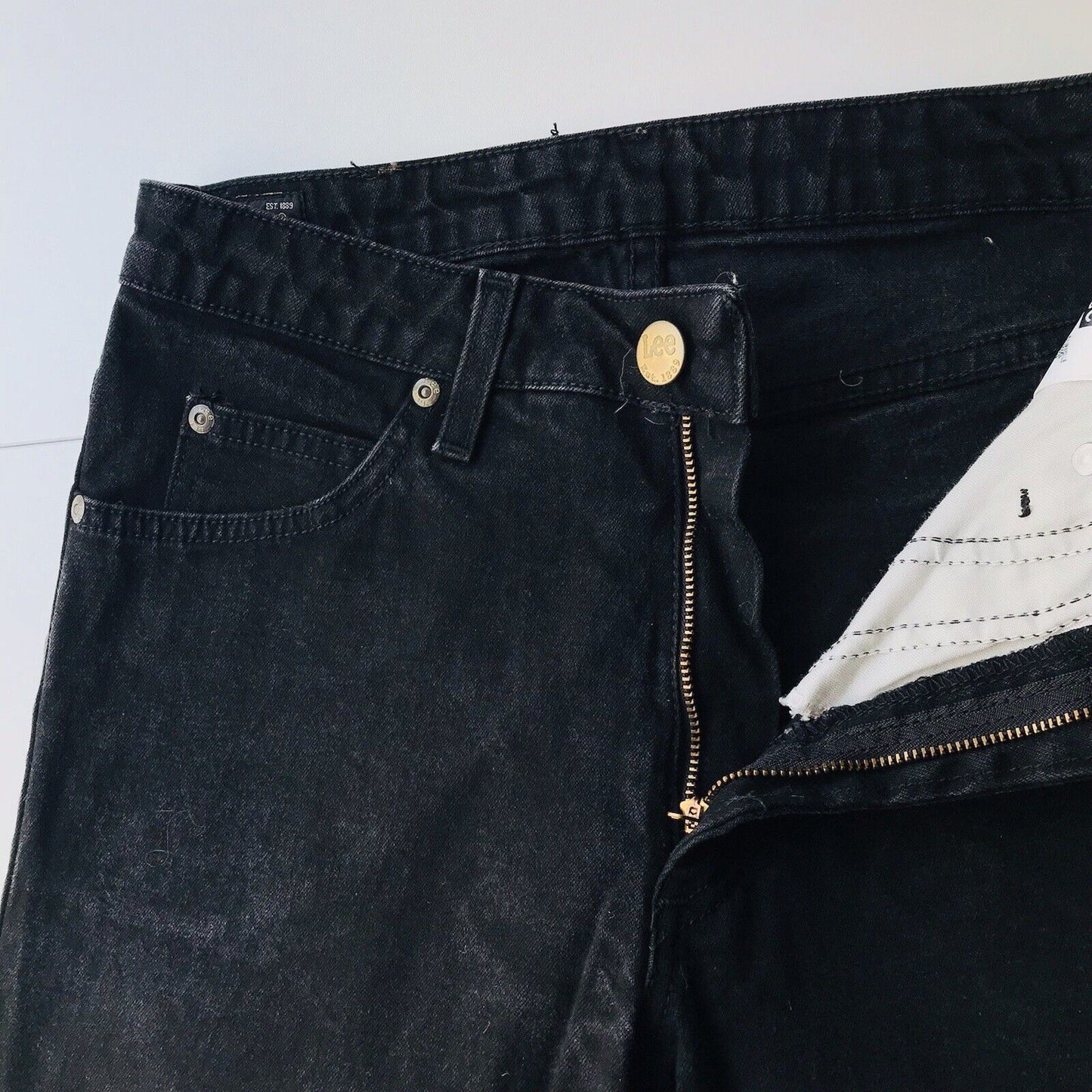 Lee CAMERON Damen-Jeans in Bootcut-Passform, Stretch, Schwarz, Größe W28 L33