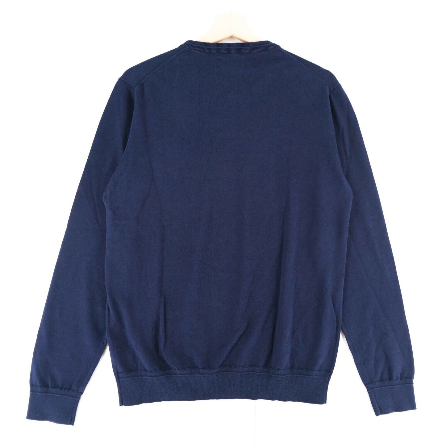 GANT Navy Blue Crew Neck 100% Cotton Jumper Sweater Size M