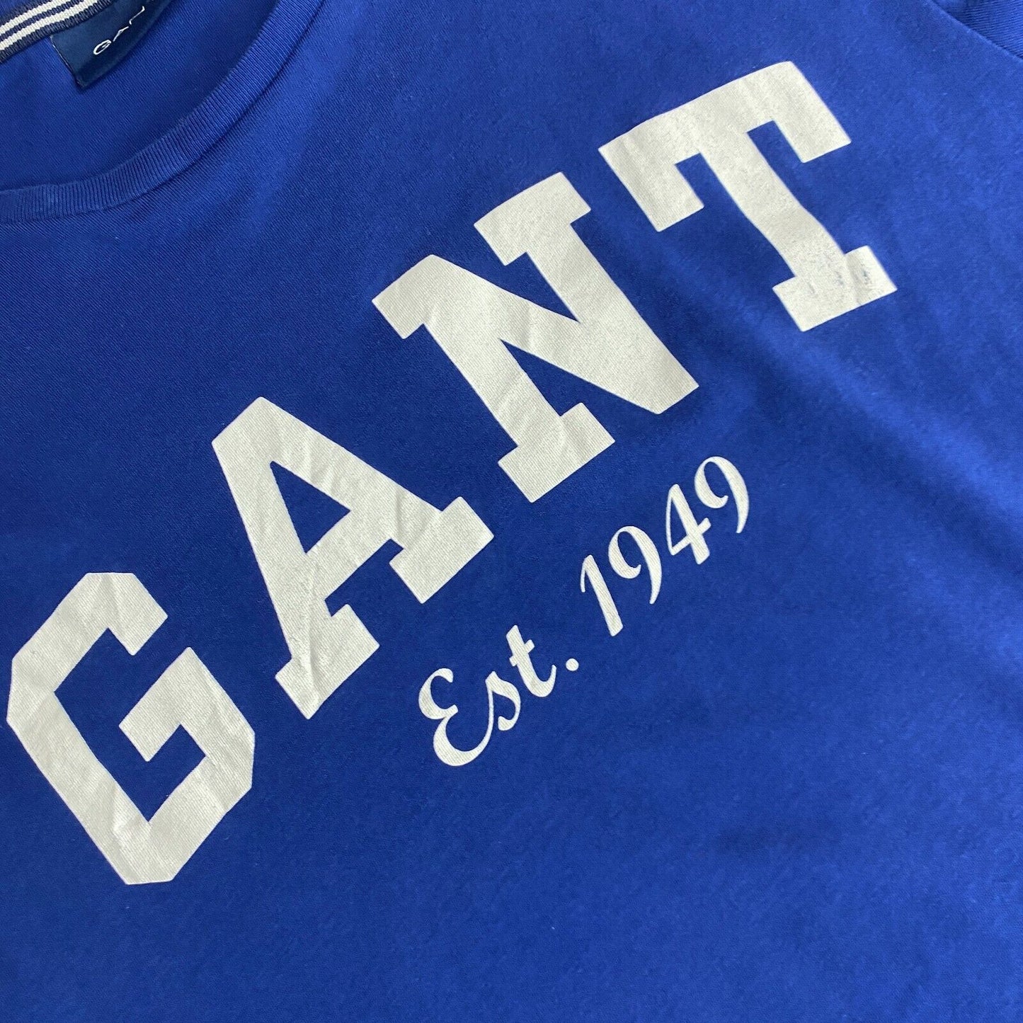 GANT Navy Blue Logo T-Shirt Size S