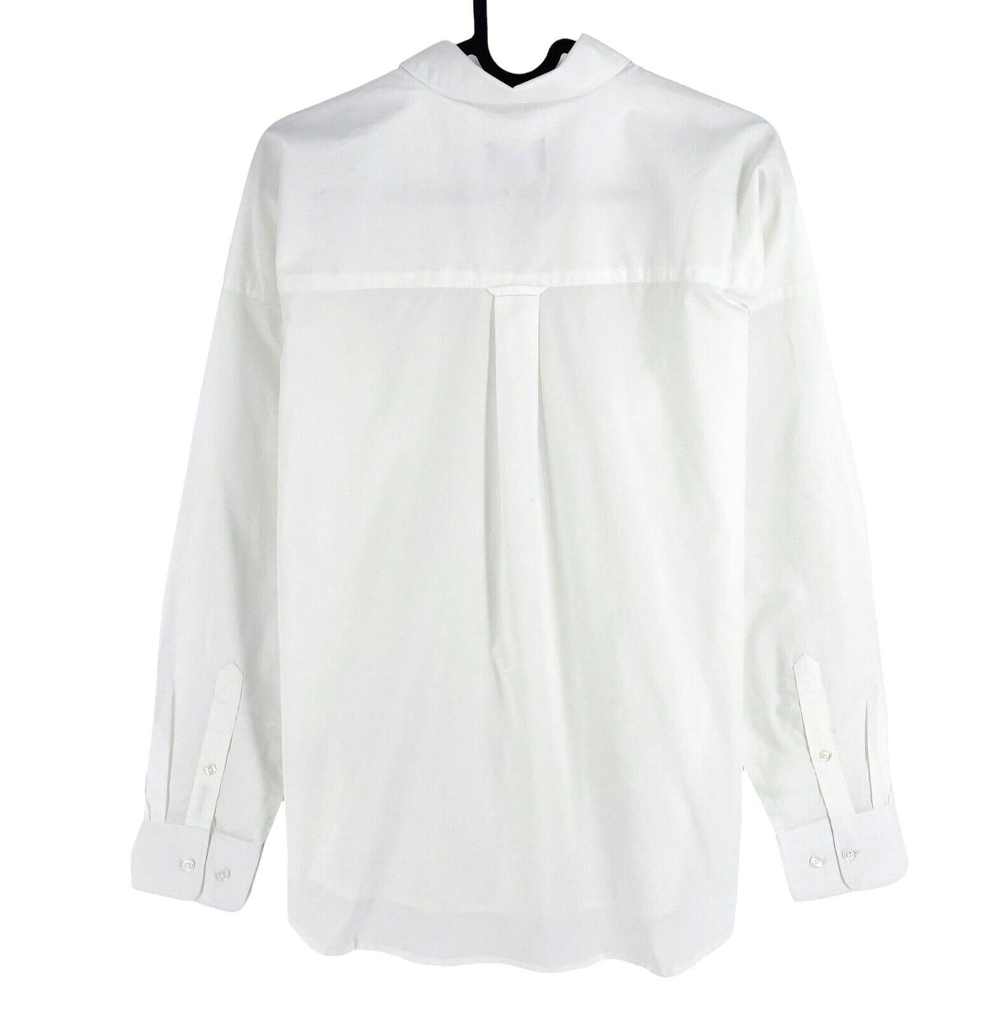 GANT Women White Tech Prep BC Oversized Long Sleeves Shirt Size EU 36 UK 8 US 6