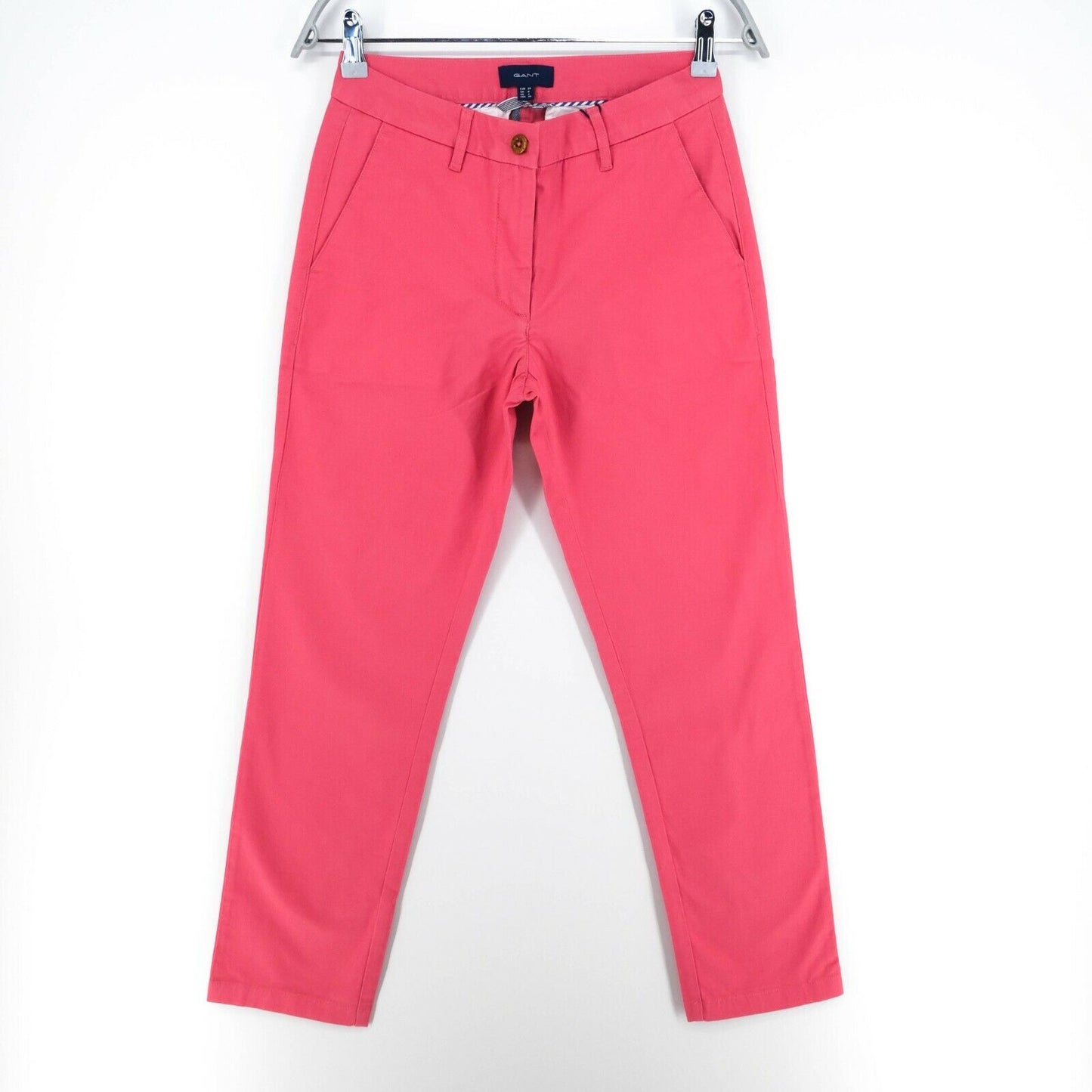 GANT Pink Classic Chino Pants Trousers Size EUR 34 UK 6 US 4