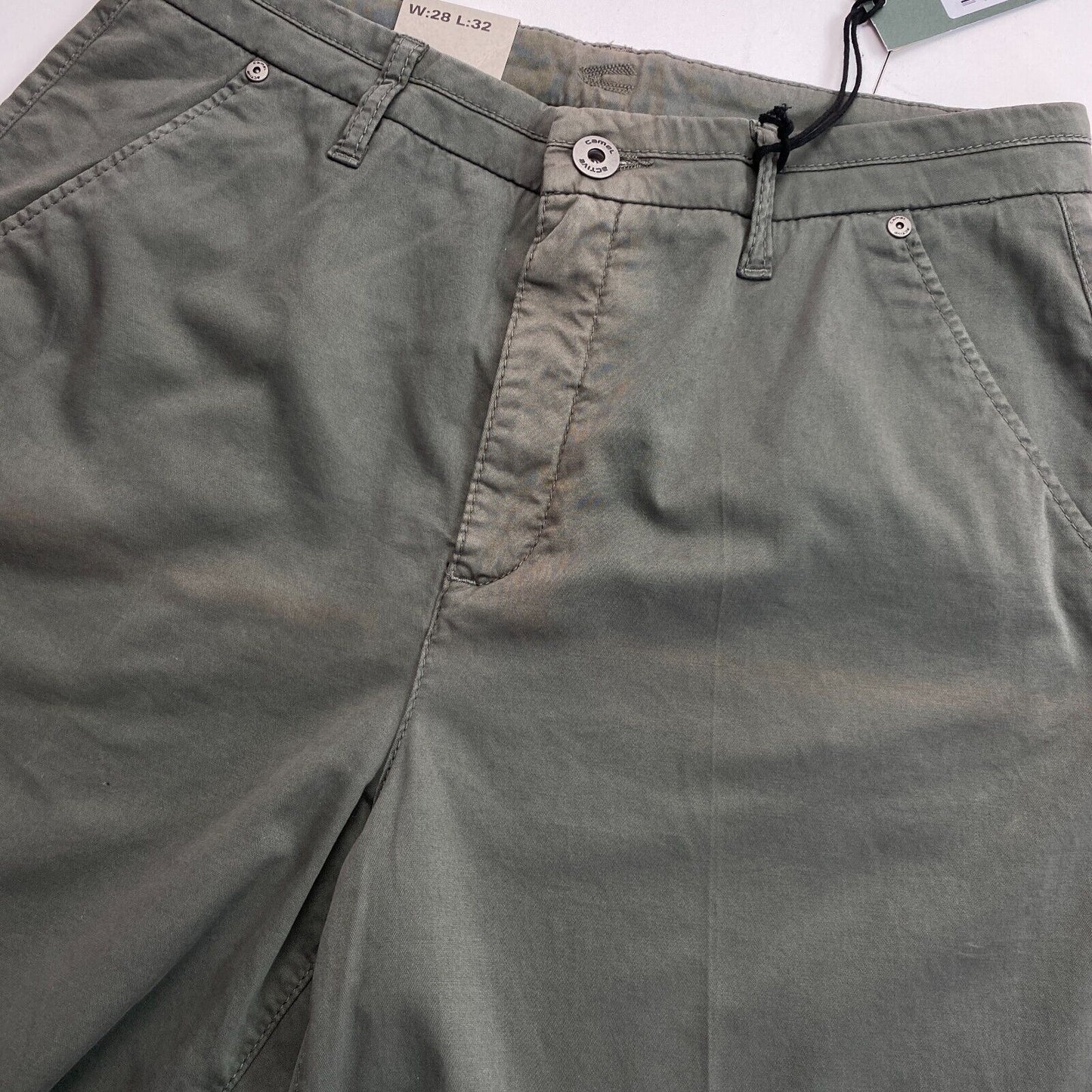 CAMEL ACTIVE Green Loose Fit Capri 3/4 Length Pants Trousers Size W26