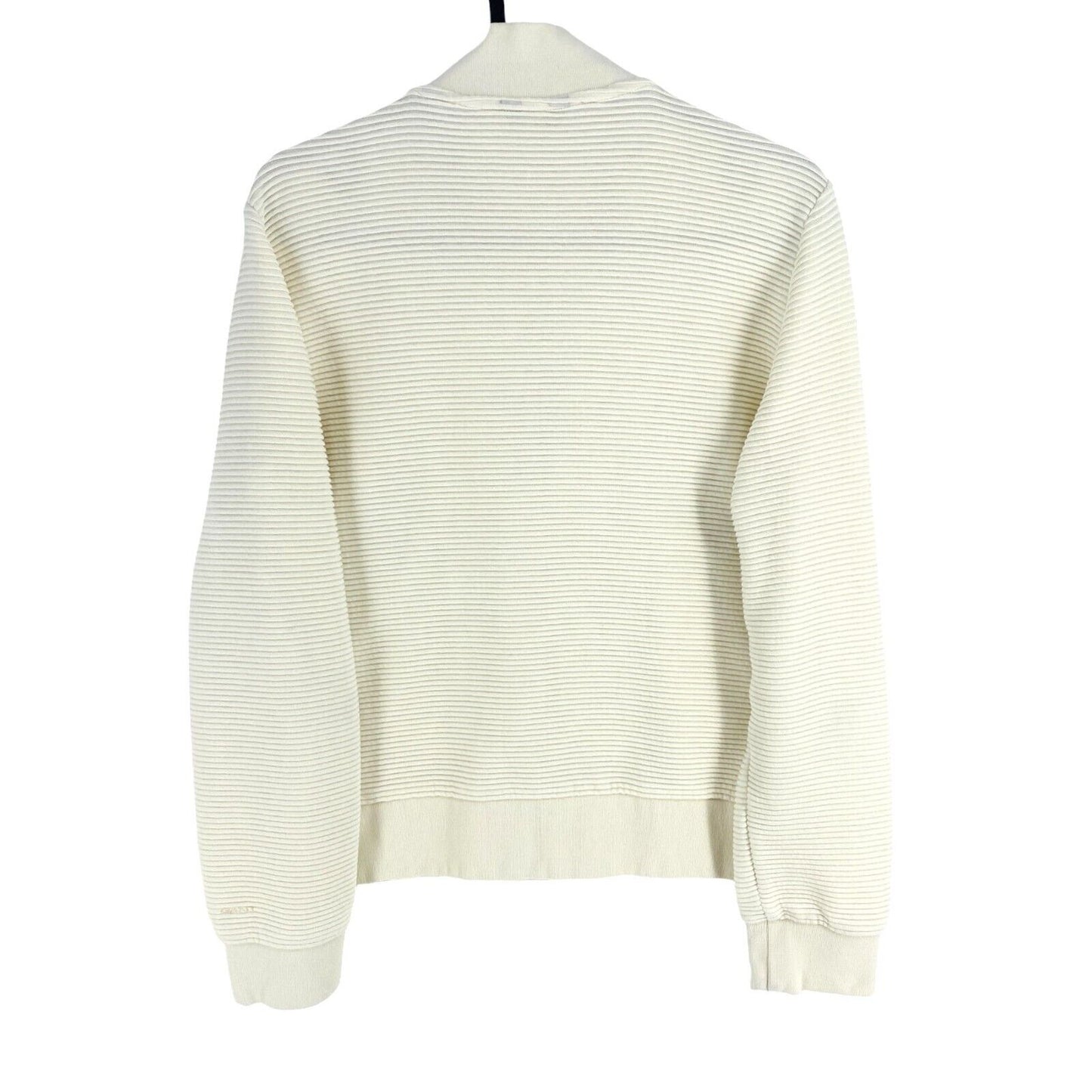 GANT Beige Textured Full Zip Sweater Pullover Size XL