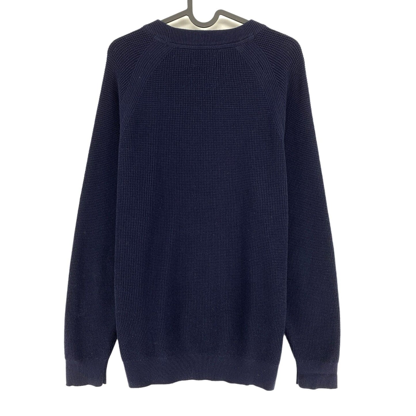 GANT Navy Blue Tag Cotton Wool Crew Neck Sweater Jumper Size L