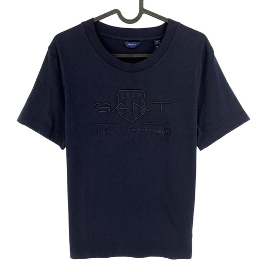 GANT Bleu Marine Tonal Archive Shield Crew Neck T Shirt Taille M