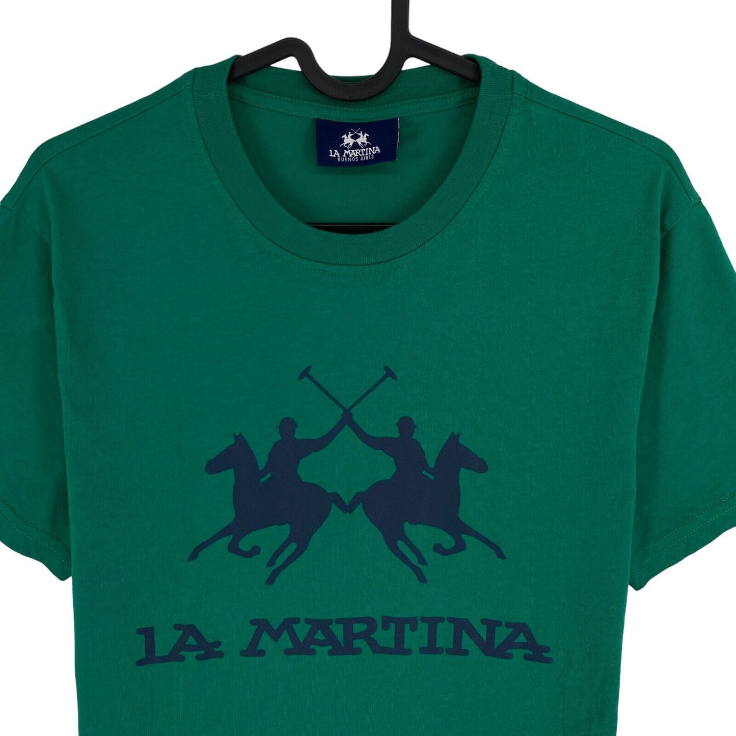 LA MARTINA Green Cotton Crew Neck T Shirt Size M