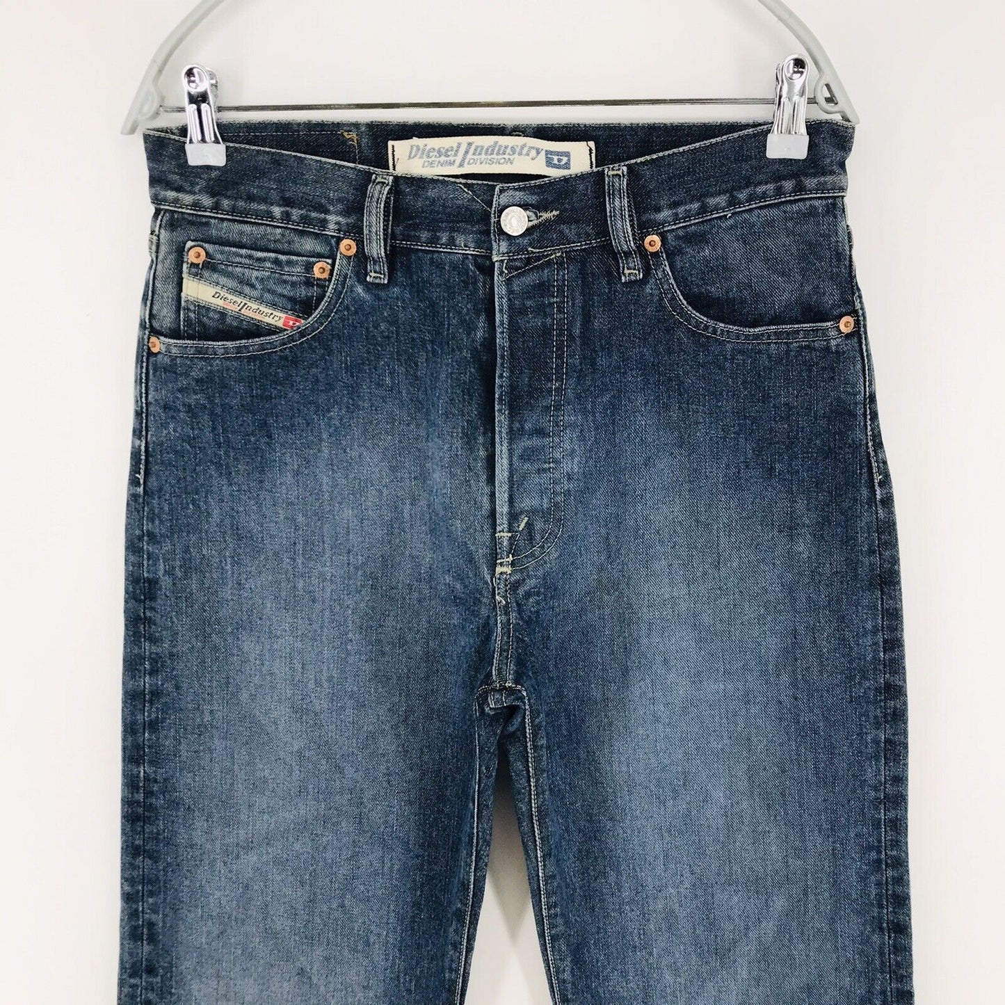 Diesel KRATT Blue Relaxed Straight Fit Jeans W30 L34 Made In Italy