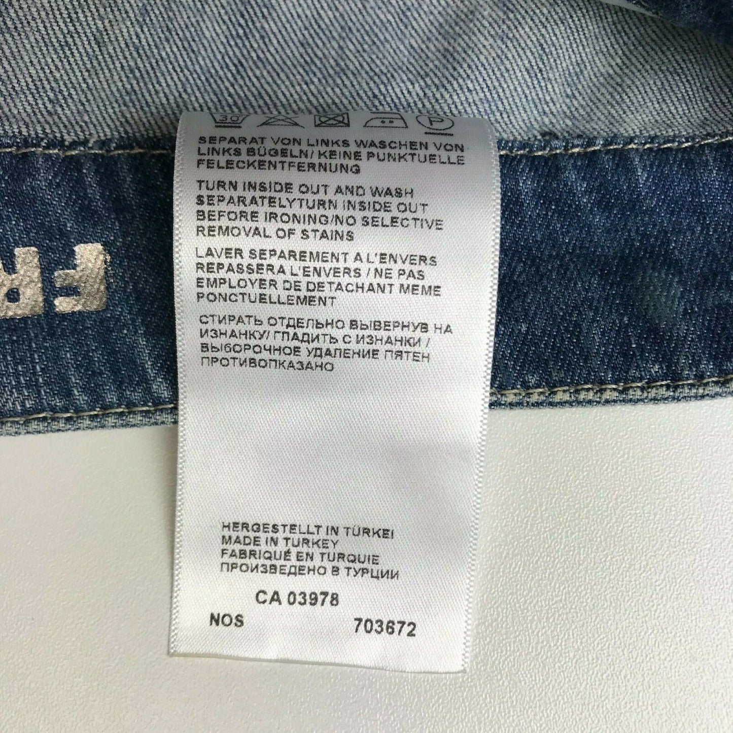 FRANK WALDER Women Blue Regular Tapered Fit Jeans Size EU 38 UK 12 US 8 W31