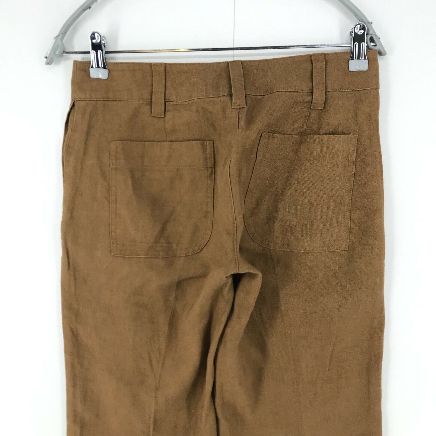 UNITED COLORS OF BENETTON Women Brown Regular Straight Fit Trousers EUR 38 W29