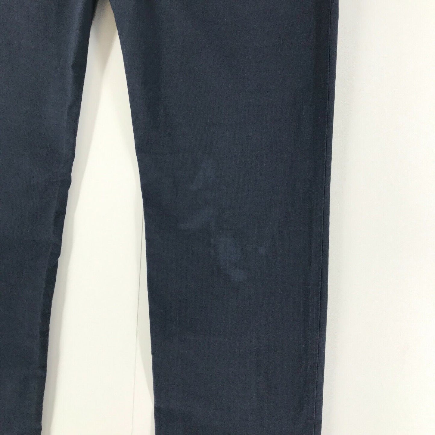 MARINA YACHTING Women Navy Blue Skinny Fit Chino Trousers Size W28