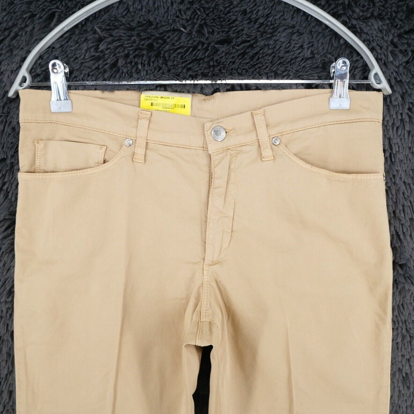 GANT Pantalon capri 3/4 plissé coupe régulière marron clair taille W29