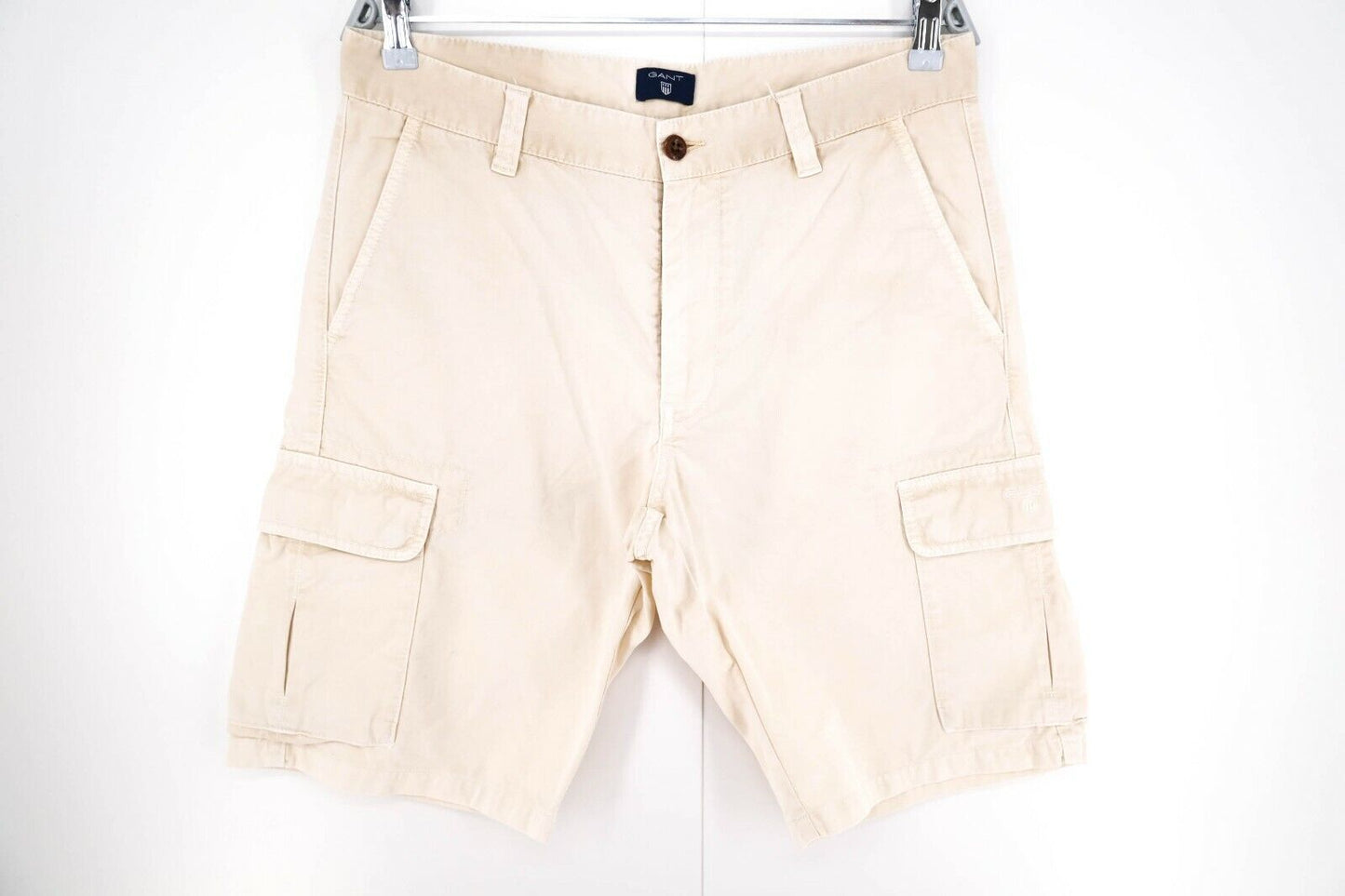 GANT Beige Loose Cargo Shorts Size W31