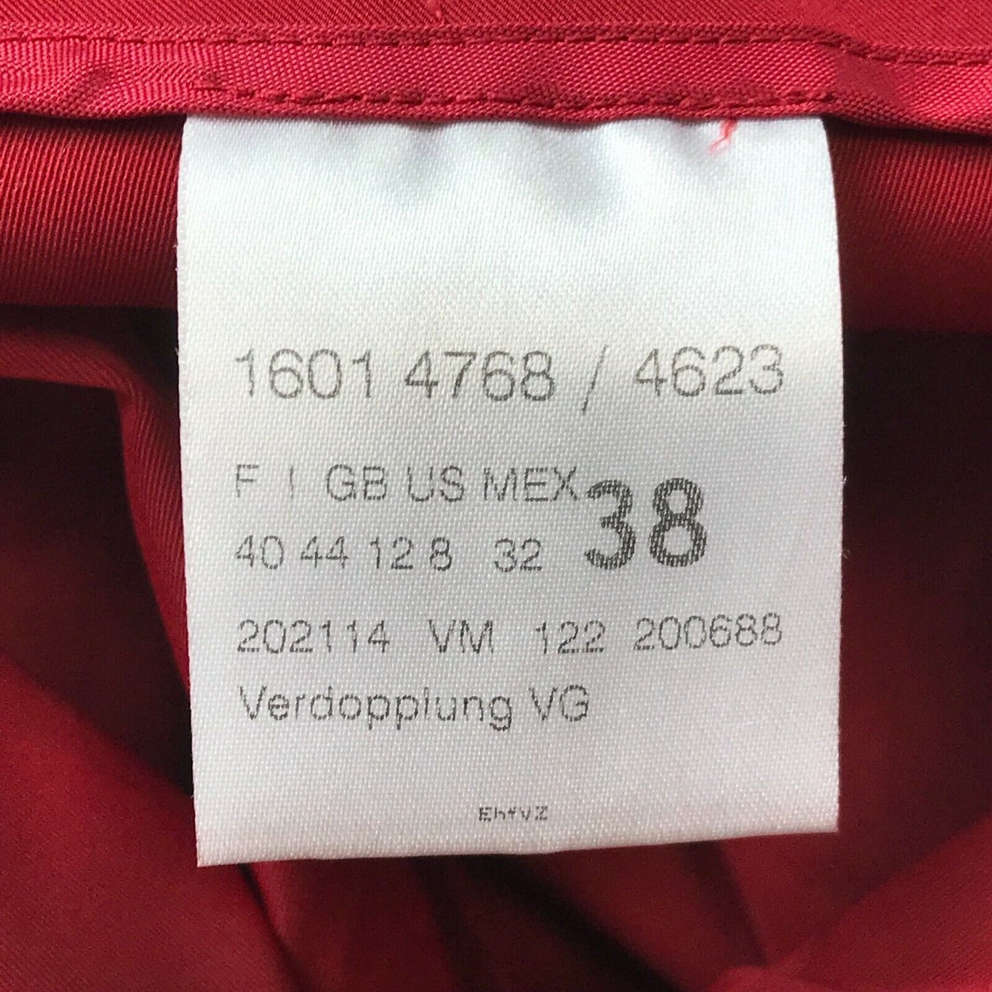 Vera Mont Damen Hose in normaler Bootcut-Passform, Rot, Größe EU 38 UK 10 US 8 W32