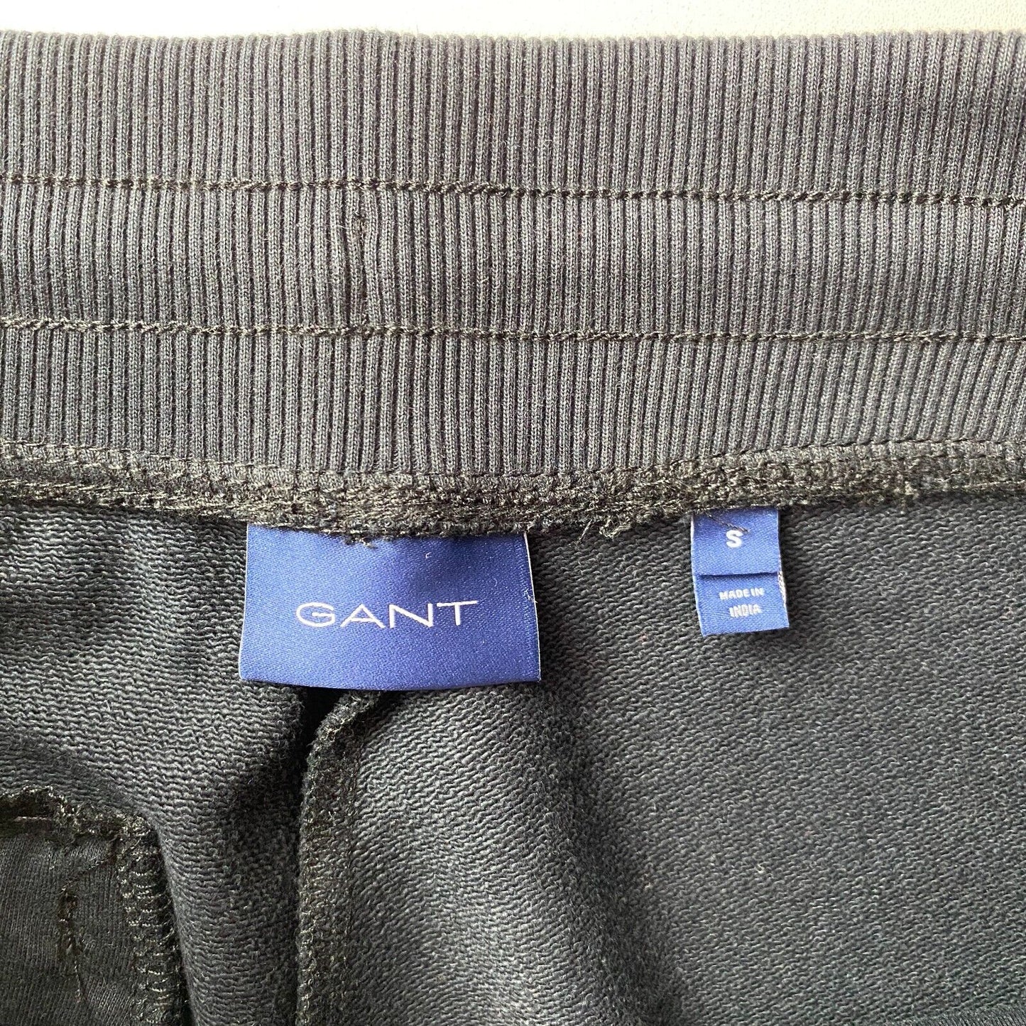 GANT Dark Blue Mens Regular Fit Cuffed Sweatpants Trousers Size S