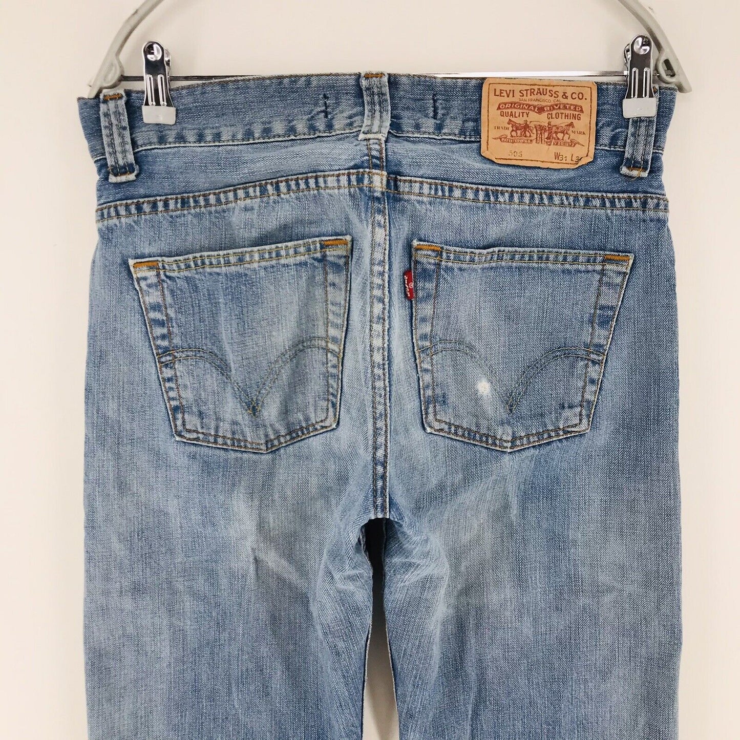 Vintage Levi’s 506 Blue Standard Regular Straight Fit Jeans Size W31 L32