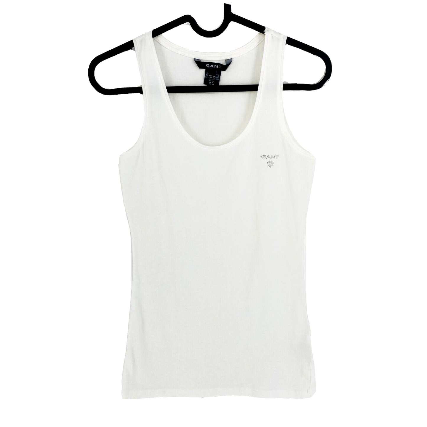 GANT White Scoop Neck Tank Top T-Shirt Size XS