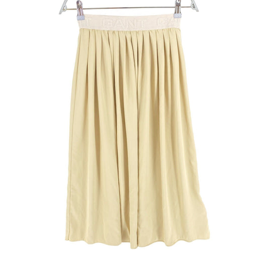 GANT Beige Pleated Skirt Size EU 34 UK 6 US 4