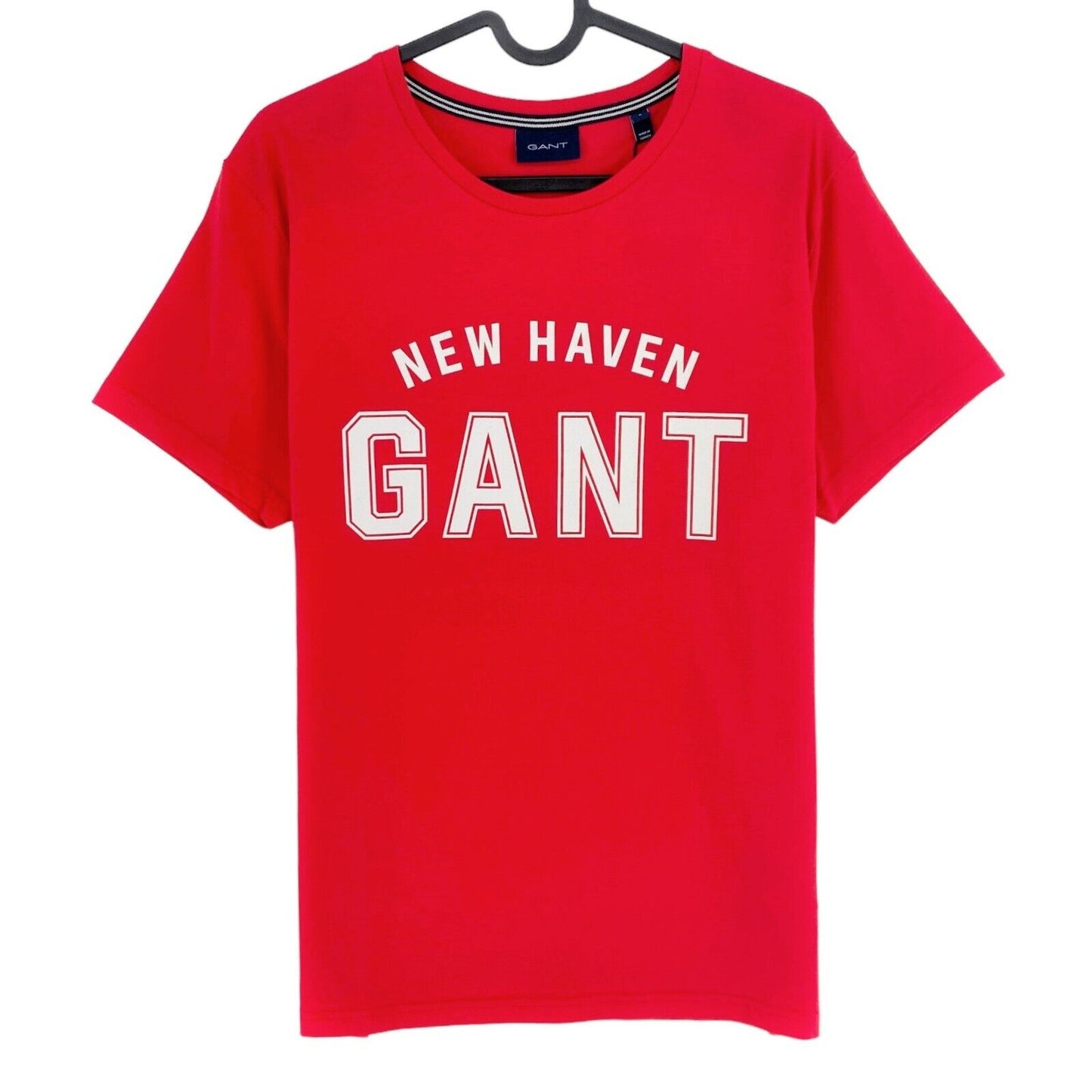 GANT Red Logo Crew Neck T Shirt Size S